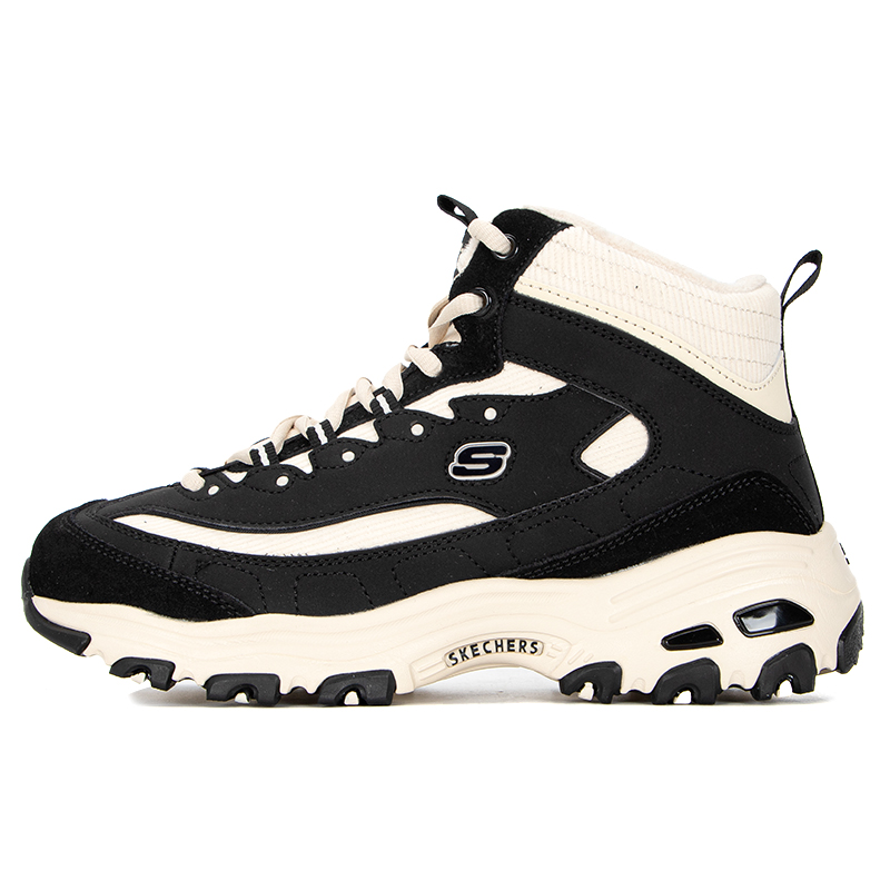 斯凯奇（Skechers） 女运动休闲鞋熊猫鞋 167570-BKNT 35 35 黑色/自然色（单位：双）