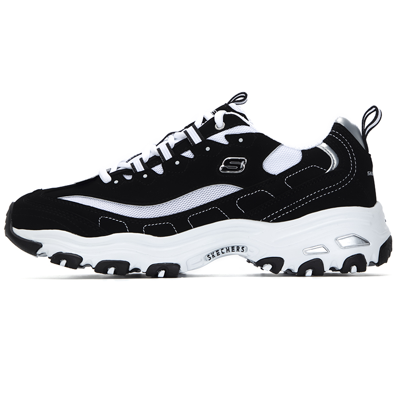 斯凯奇（Skechers） 男运动休闲鞋熊猫鞋 894129-BKW 43 43 黑色（单位：双）