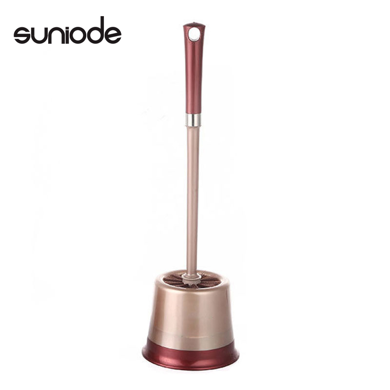 善妮欧德 洁厕刷 圆头便池刷 带座 S1022 46cm  玫瑰红色（单位：件）