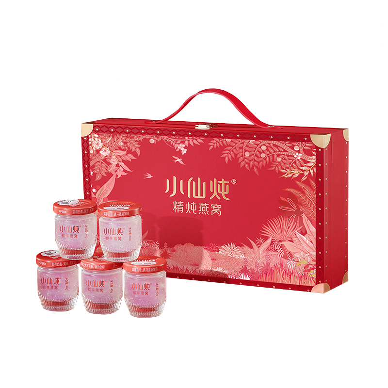 小仙炖 精炖燕窝 经典礼盒 40g*5瓶 枫叶色（单位：盒）