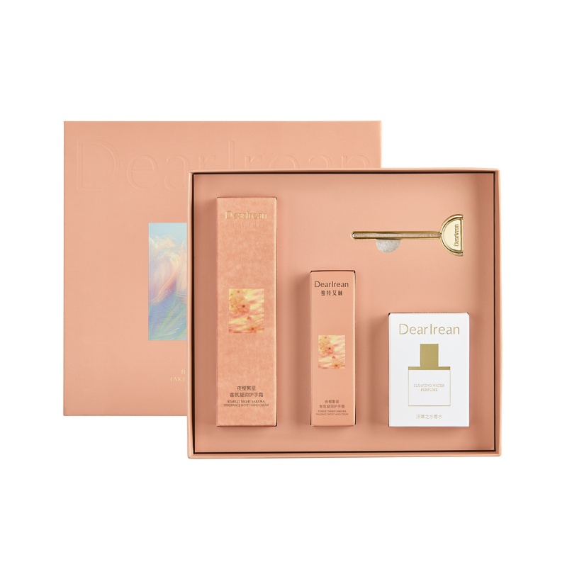 独特艾琳（Dear lrean） 夜樱繁星（护手霜+香水）香氛礼盒 指尖绮梦 55ml(含3件商品） 粉色（单位：套）
