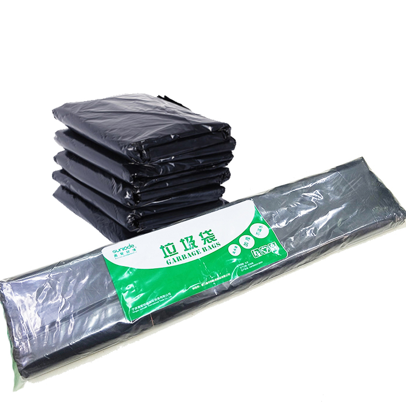 善妮欧德 高压加厚垃圾袋 户外垃圾桶 平口款 S1234 120*140cm30个/捆 黑色（单位：捆）