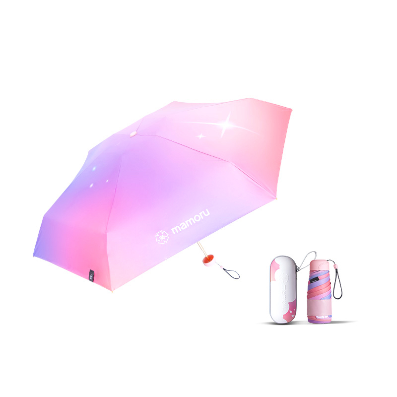 mamoru 六折迷你 胶囊伞 190G 粉 桜の夢（单位：把）