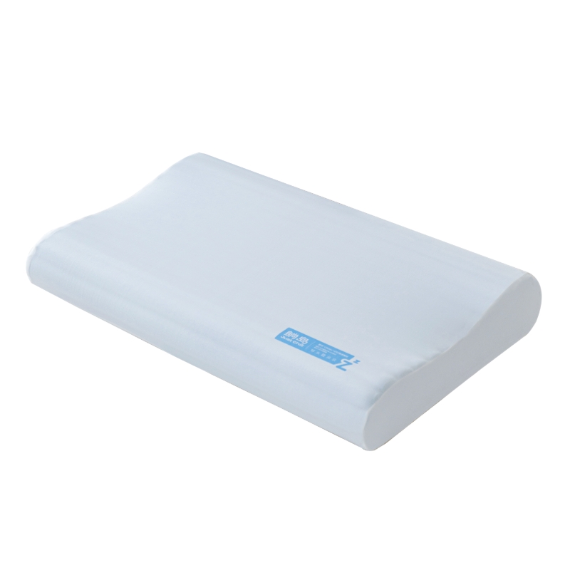 躺岛 记忆棉速睡枕 枕头 42*64cm*8/10cm 湖水蓝（单位：个）