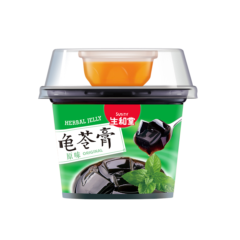 生和堂 0脂减负配料干净 龟苓膏原味 202g*3杯 雾雨绿（单位：组）