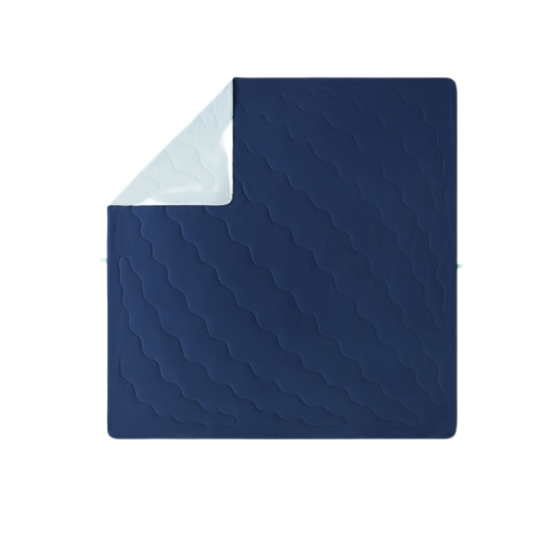 躺岛 瓜瓜凉被山野瓜自然凉感夏被️ 双面不同凉 200x200cm 星夜蓝+晴空蓝（单位：张）