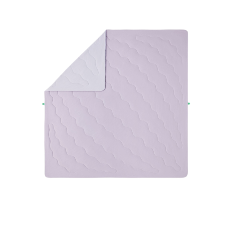 躺岛 瓜瓜凉被山野瓜自然凉感夏被 双面不同凉 200x200cm 紫藤色+晚霞紫（单位：张）