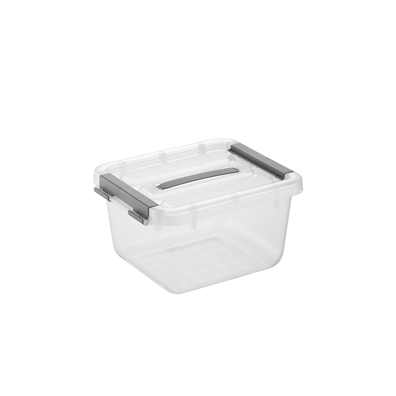 茶花（CHAHUA） 集纳透明收纳箱 152009 33*27*18cm【1个装】 混色【9.5L】（单位：个）