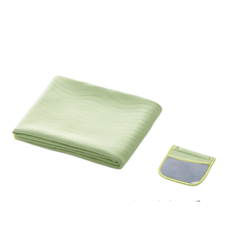 躺岛 夏季软凉席可机洗冰丝 折叠式 （大）180*200cm 抹茶绿+雾霾蓝（单位：张）
