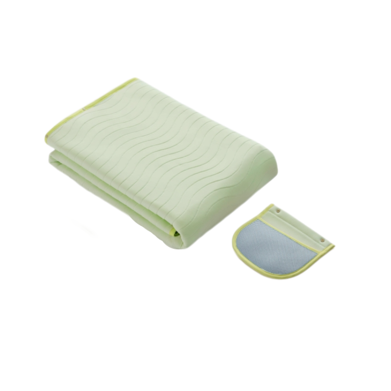 躺岛 睡感升级款即刻凉感凉席 【绑带款】 150cmx200cm 抹茶绿+雾霾蓝（单位：张）