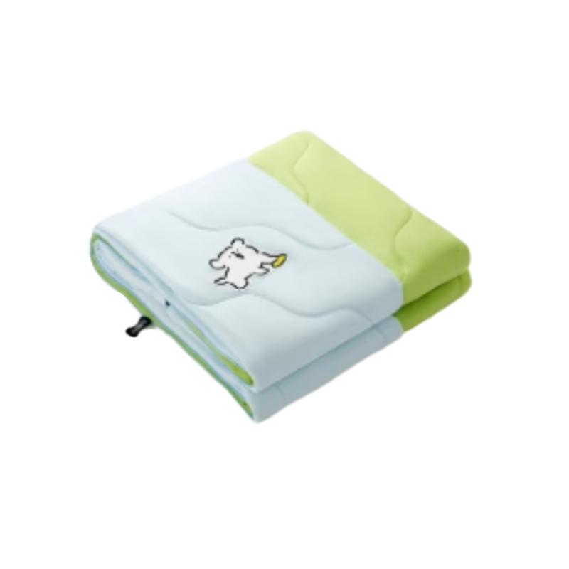 躺岛 凉凉暖暖夏凉被 线条小狗双重睡感 200X200cm 静谧蓝+生机绿（单位：张）