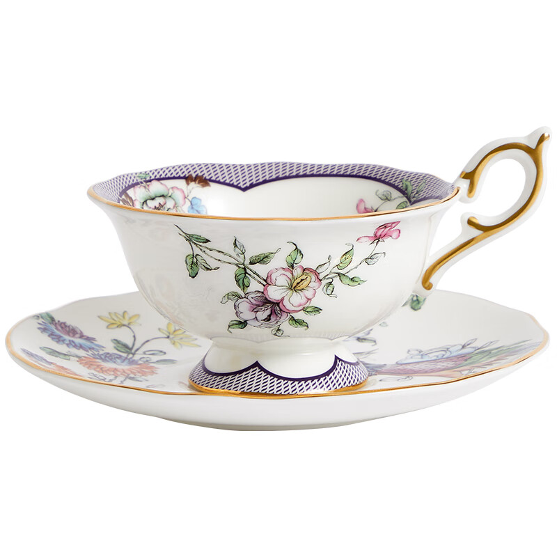 WEDGWOOD 威基伍德 幸运彩雀茶杯碟套装 1069365 150ML 彩雀（单位：套）