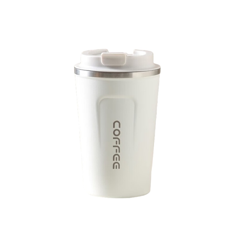 美厨（maxcook） 304不锈钢咖啡杯 MCB8749 大号510ML 白色（单位：个）