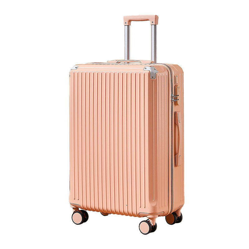 蕉众 多功能拉杆箱 L-MLK002 杯架+USB 24寸 粉色（单位：个）