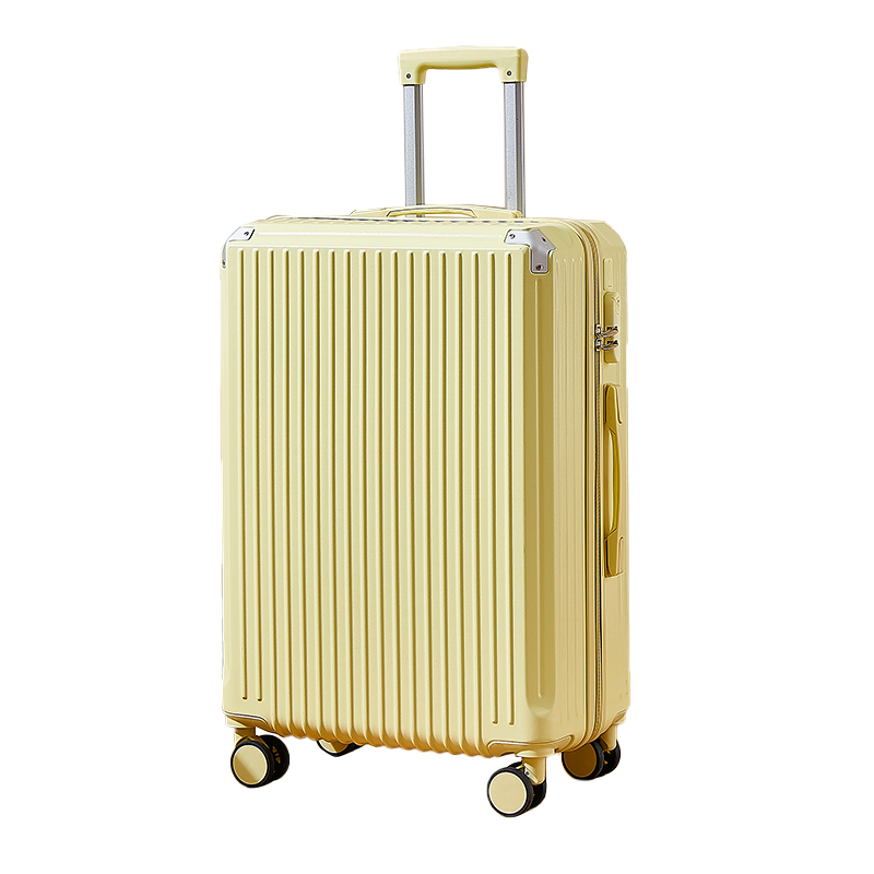 蕉众 多功能拉杆箱 L-MLK002 杯架+USB 24寸 黄色（单位：个）