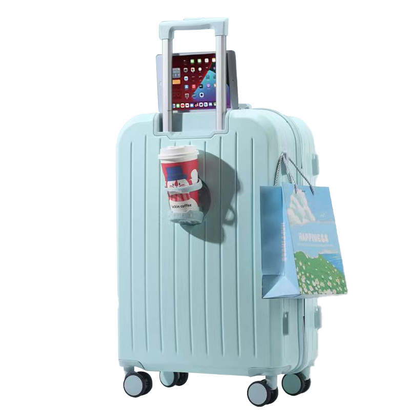 蕉众 多功能拉杆箱 L-MLF001 杯架 26寸 水蓝色（单位：个）