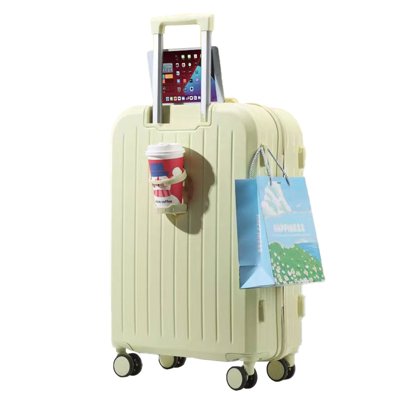 蕉众 多功能拉杆箱 L-MLF001 杯架 20寸 黄色（单位：个）