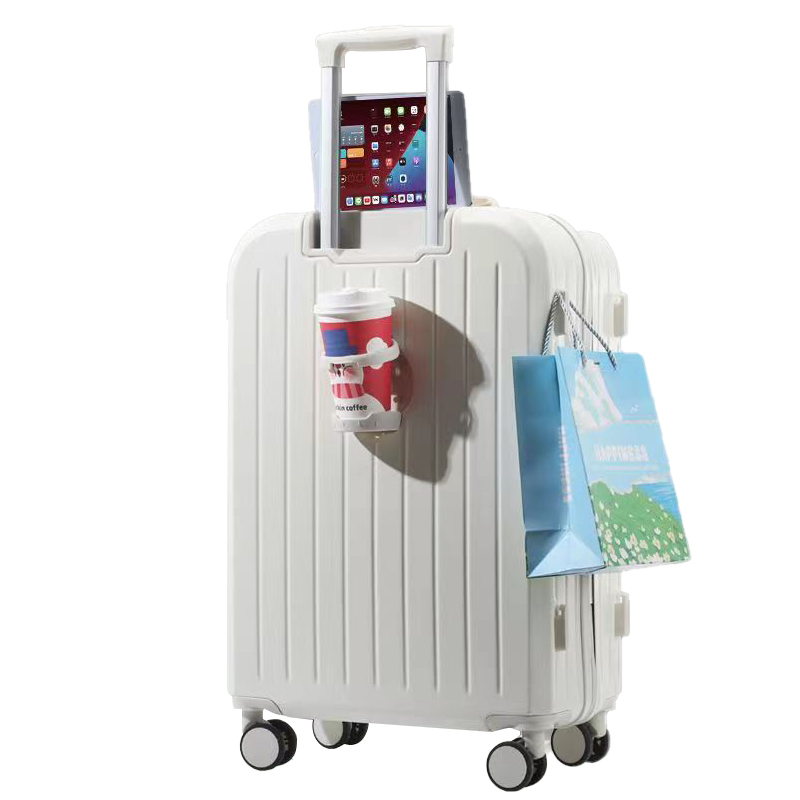 蕉众 多功能拉杆箱 L-MLF001 杯架 20寸 白色（单位：个）