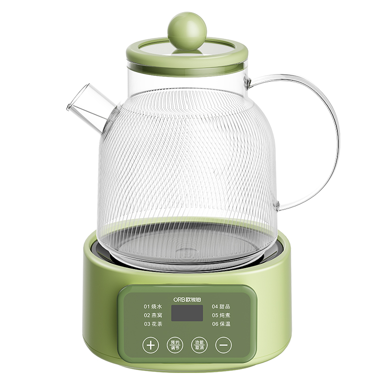 欧锐铂（O.R.B） 春风得意-多功能养生壶 ORB-1987 1L 雾雨绿（单位：个）