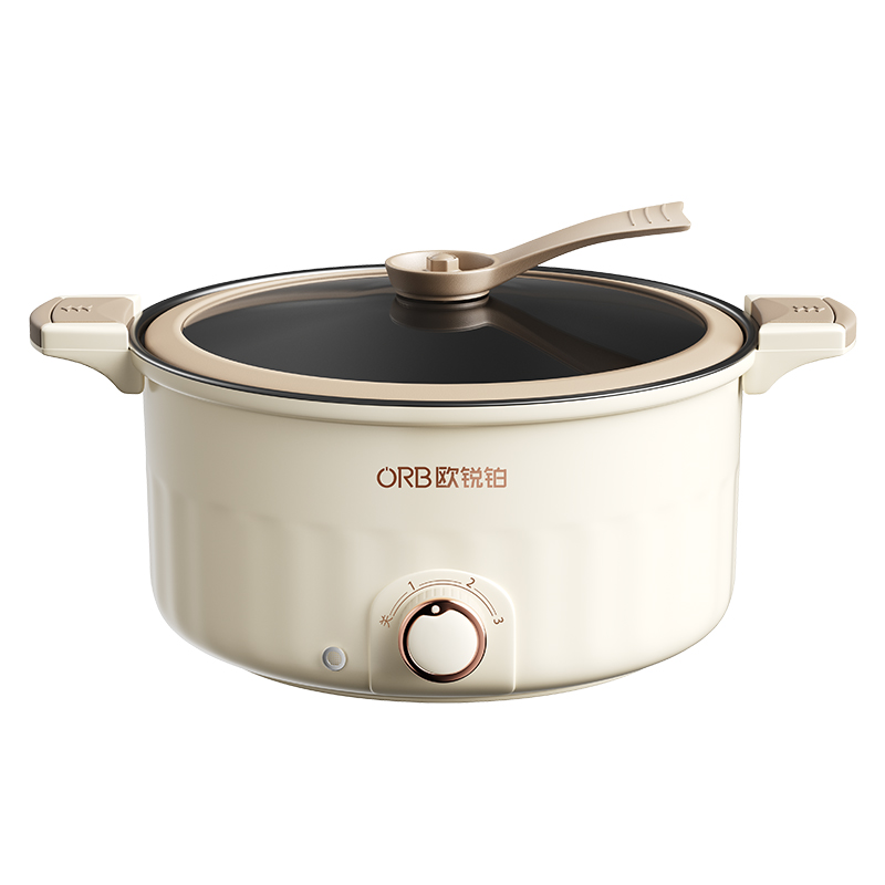 欧锐铂（O.R.B） 帕斯卡-电微压锅 ORB-1573 4.3L 米色（单位：个）