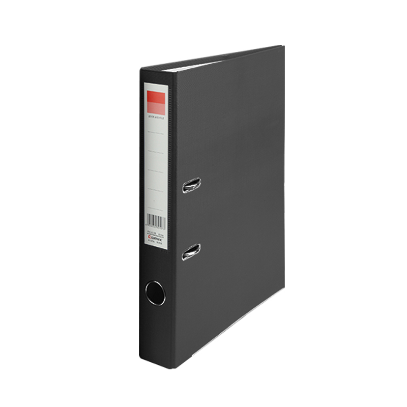 齐心（COMIX） 2寸欧式档案夹 A107N F/C  黑色（单位：个）