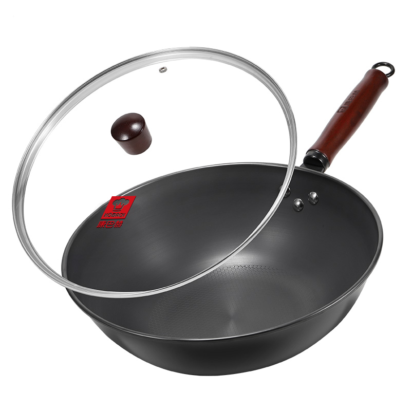 康巴赫 极铁炒锅 KGZ-C32A 32cm 黑色（单位：套）