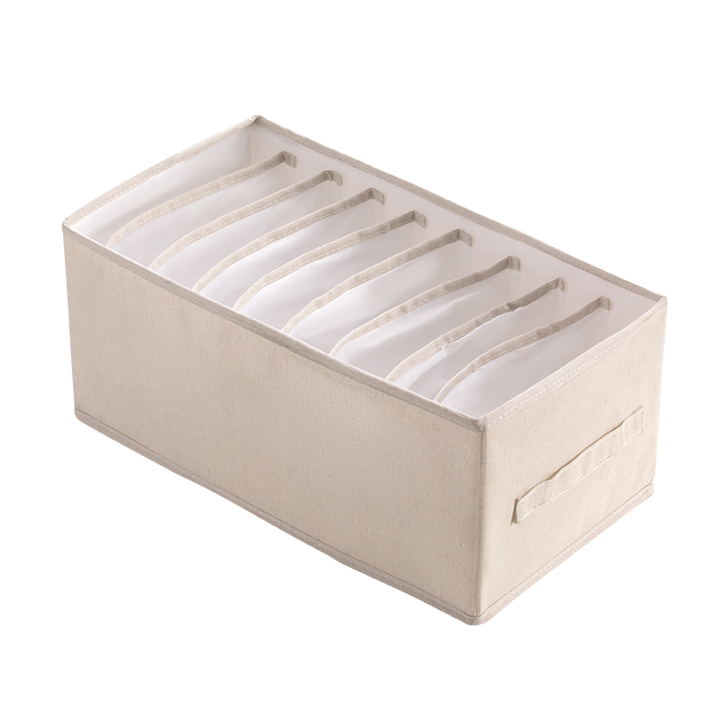 茶花（CHAHUA） 家用布艺收纳套装 990173 【47*25*20cm】 本色（单位：个）