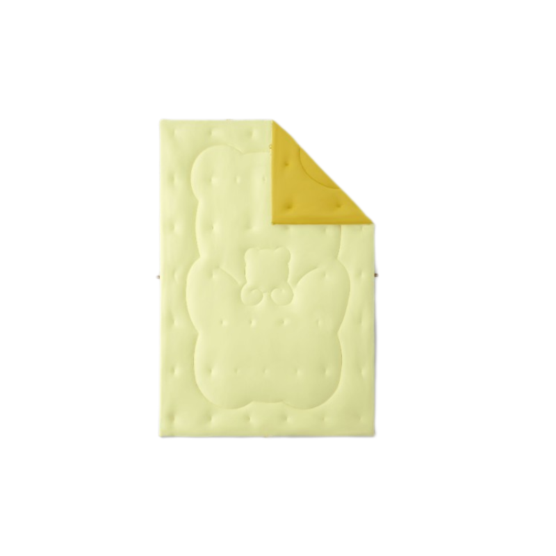 躺岛 黄油小熊被2.0 冬季加厚款2.0-控温抗菌（适宜室温 -5-5℃） 150x200cm【适合1.2m床】 奶绿（单位：张）