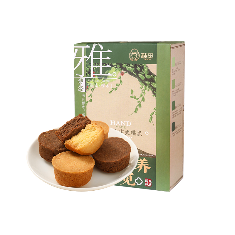 雅觅  黄油蕾丝双拼 曲奇 200g 奶茶杏（单位：盒）