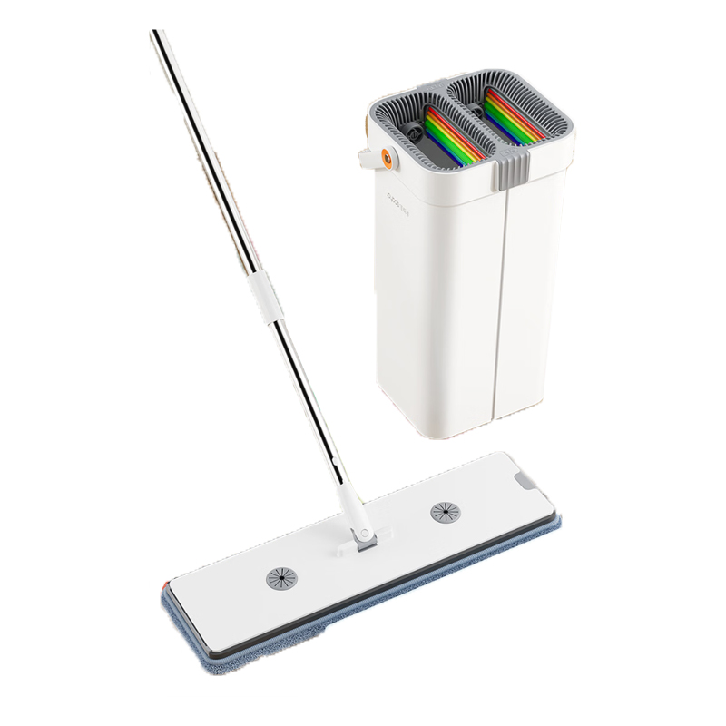 佳帮手 刮刮乐塑板带桶一套拖布地神器 JBS-PBTB-GF1S1-4JGY2P 40cm 灰色（单位：个）