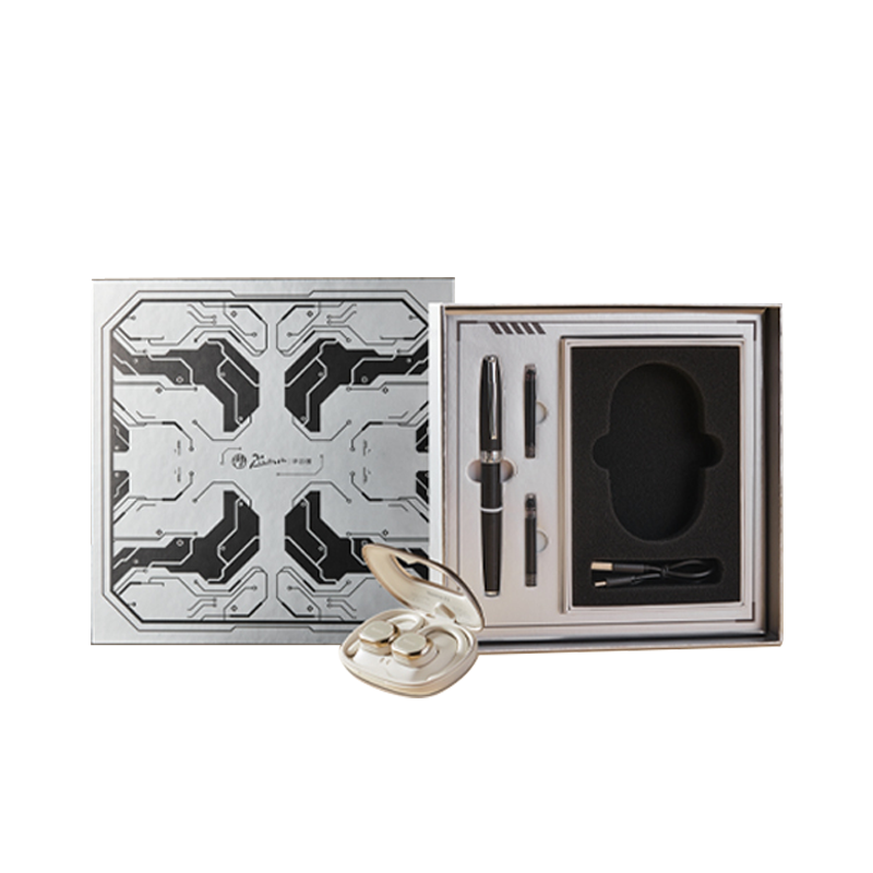 毕加索（pimio） 钢笔蓝牙耳机套装 PS-5822 钢笔+墨囊+耳机 黑色（单位：套）