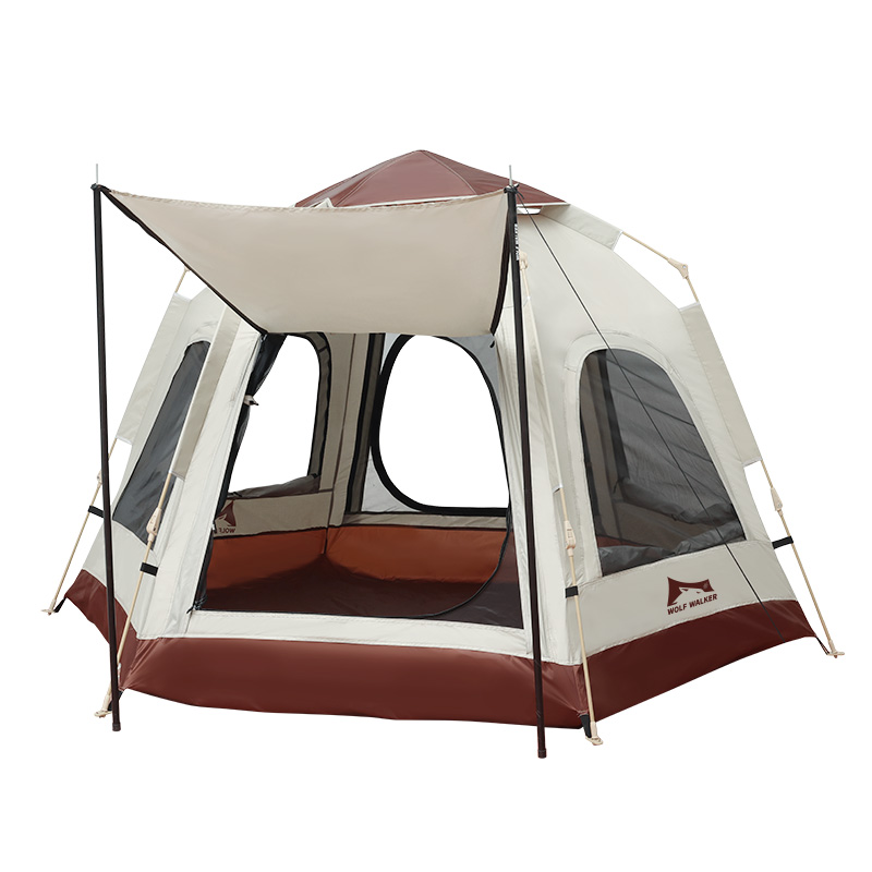 狼行者 户外露营全自动速开帐篷 lxz-80021 220*185*135cm 混色（单位：件）