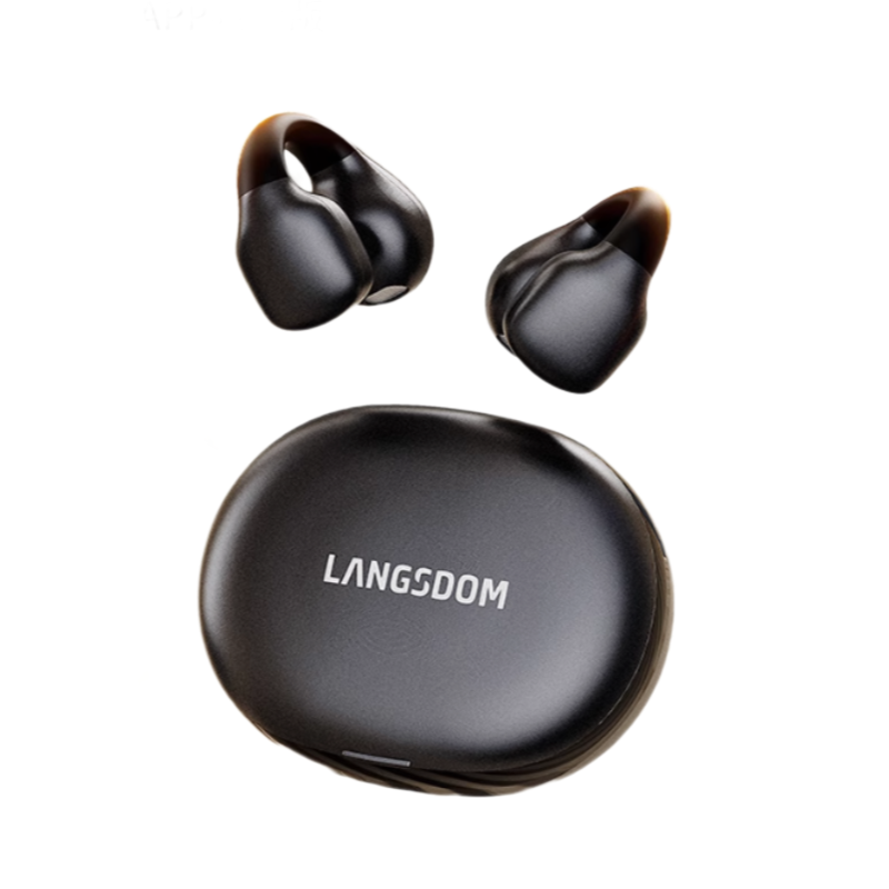 兰士顿 时尚耳夹式蓝牙耳机 ClipBuds R2 MAX 传输半径:约10m 黑色（单位：对）