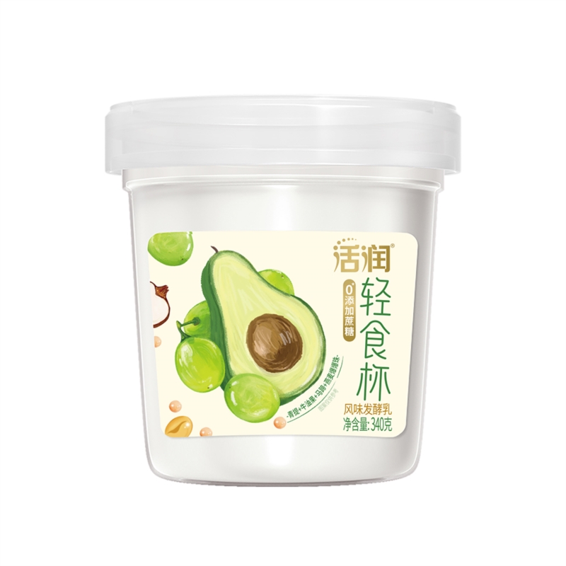 新希望 活润轻食杯-青提味风味发酵酸奶 塑杯 340g*4杯 松石绿（单位：组）
