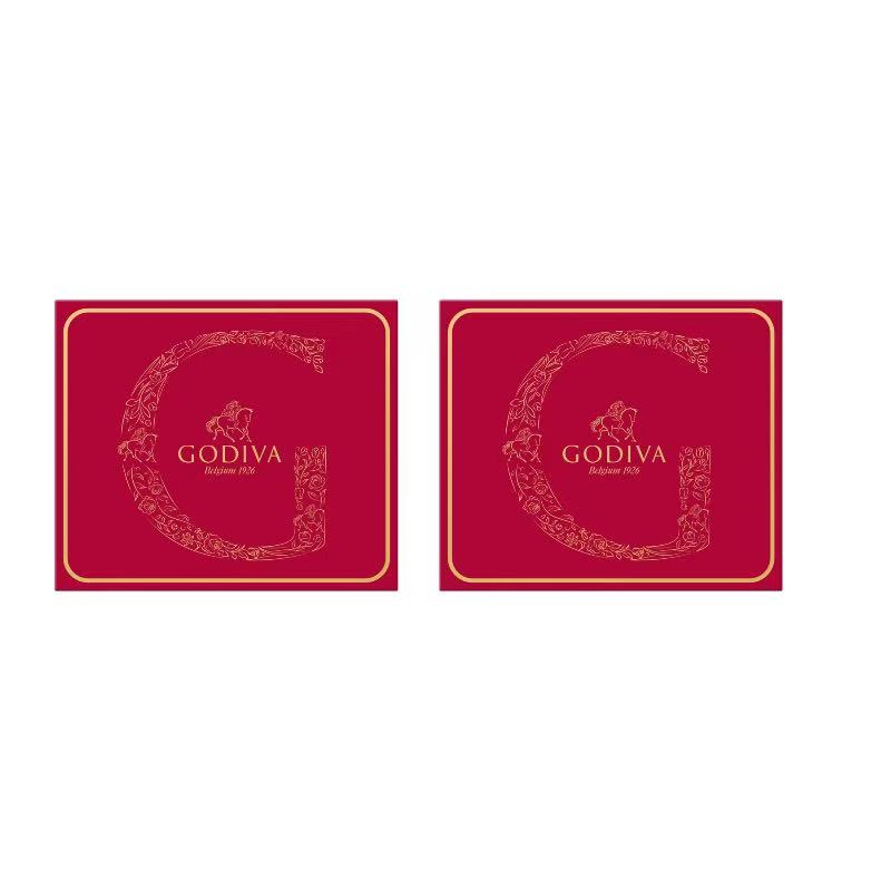 歌帝梵（Godiva） 精选松露形巧克力 两盒装 120g *2 莓果色（单位：组）