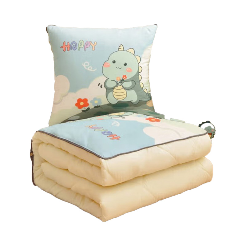 洁丽雅（Grace） 小恐龙绿抱枕被 CP1690 商品尺寸：45*45cm 混色（单位：只）