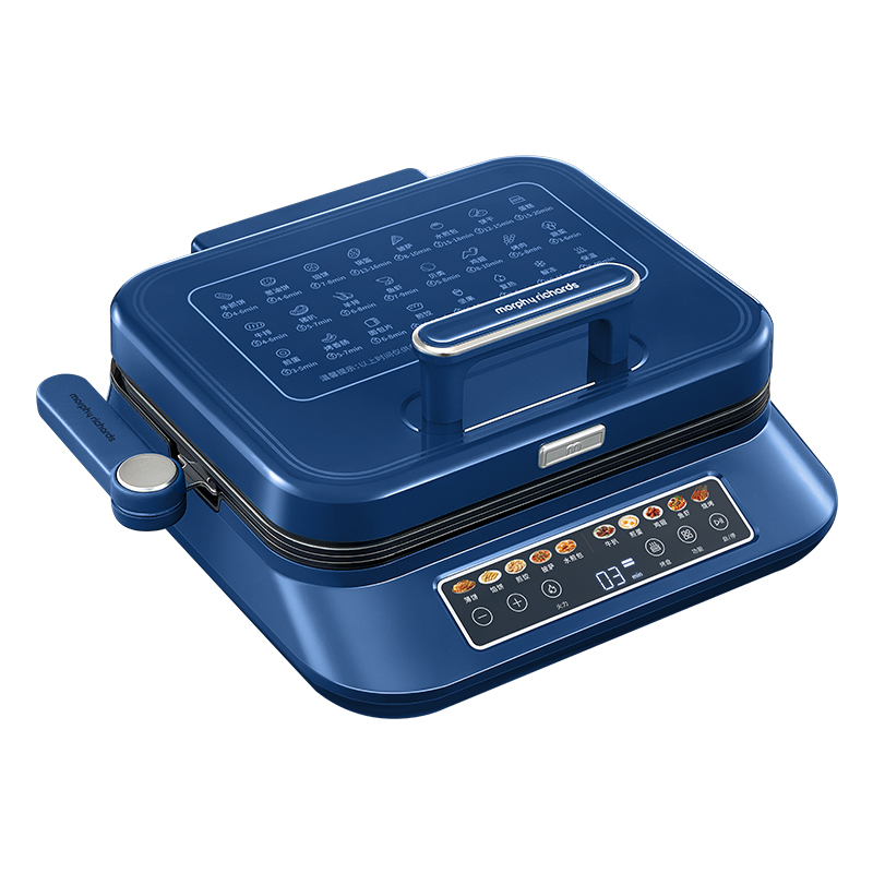 摩飞电器（Morphyrichards） 多功能煎烤机（电饼铛） MR8601 功率：1800W  蓝色（单位：台）