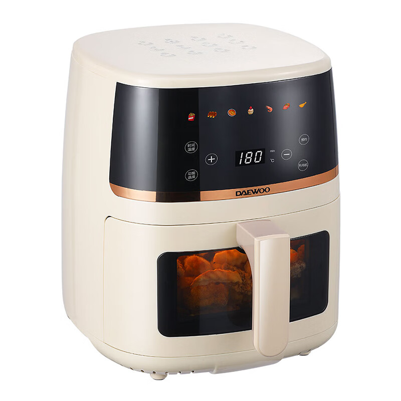 大宇（DAEWOO） 空气炸锅 DYKZ-5013E 5L 暖阳白（单位：台）