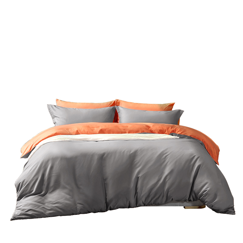 富安娜 床品套件 时光简语 四件套203*229cm 灰色（单位：套）