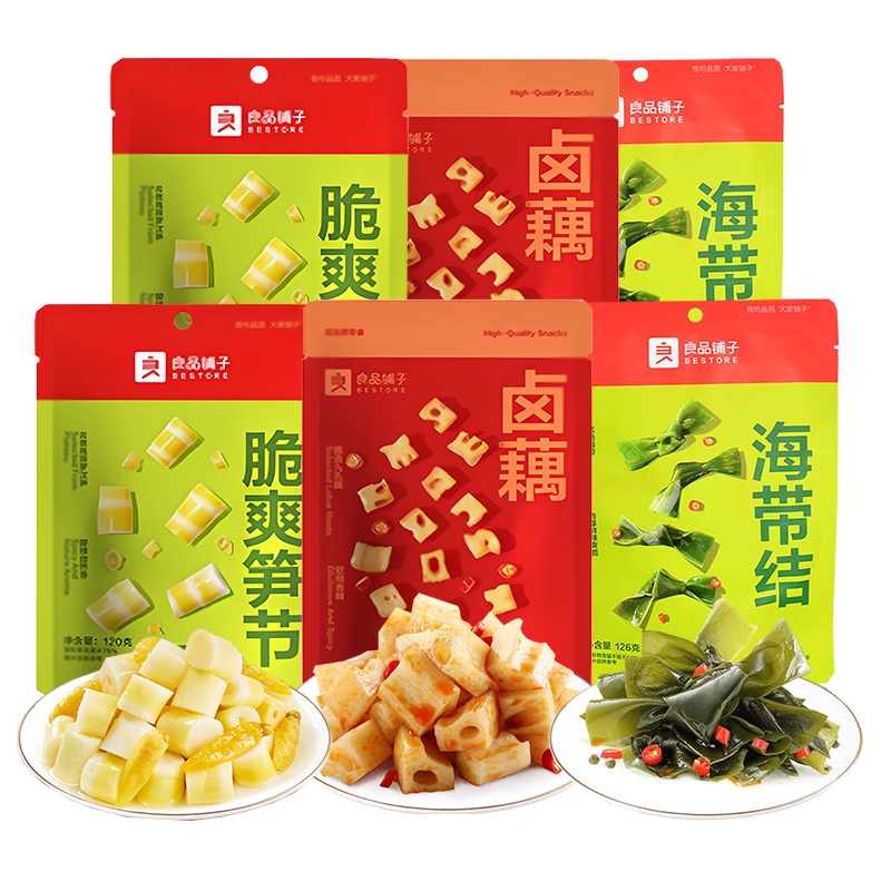 良品铺子 多口味卤素菜 零食组合 732g 混色（单位：组）