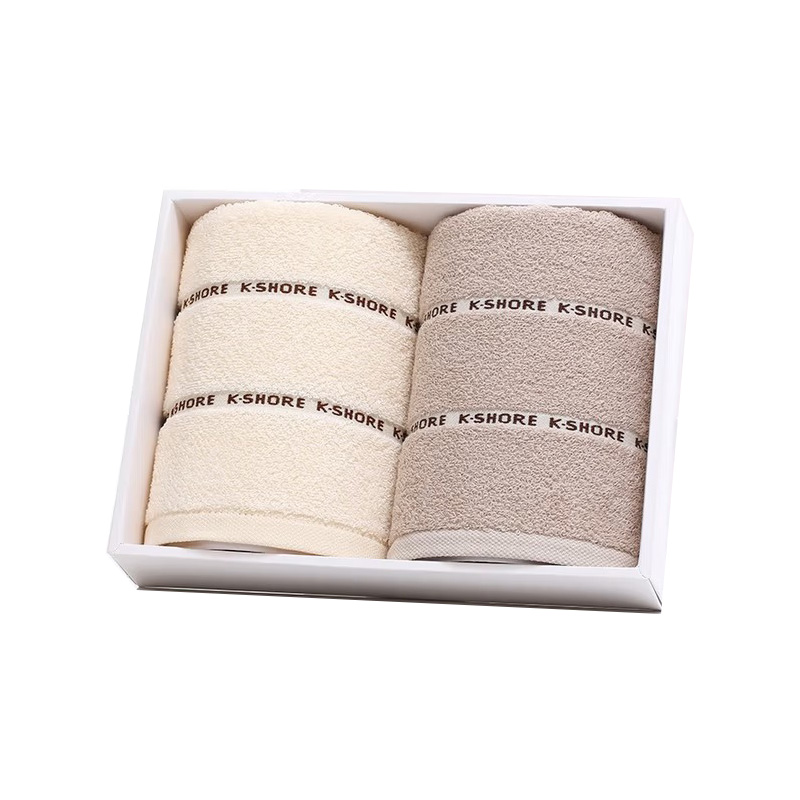 金号（KING SHORE） 纯棉柔软吸水大毛巾礼盒 GA1663 70*34cm/条*2 混色（单位：盒）
