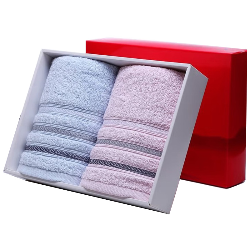 金号（KING SHORE） 纯棉毛巾山水礼盒 GA1336 毛巾*2 混色（单位：盒）