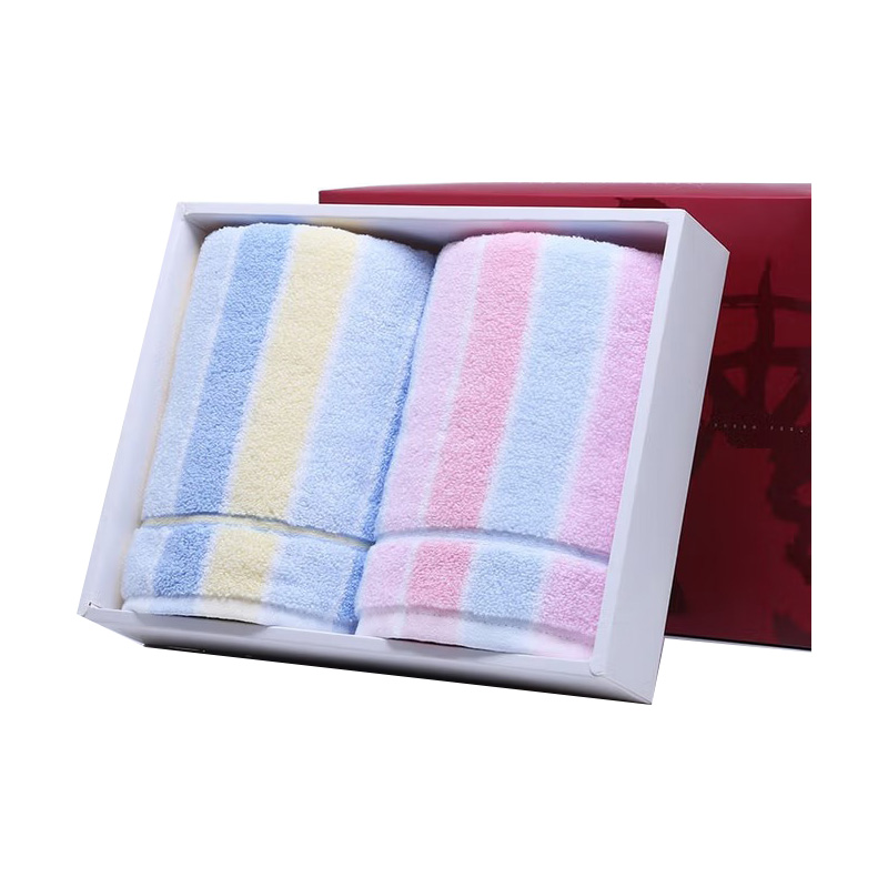 金号（KING SHORE） 抗菌纯棉毛巾礼盒 GA1087 毛巾*2 混色（单位：盒）