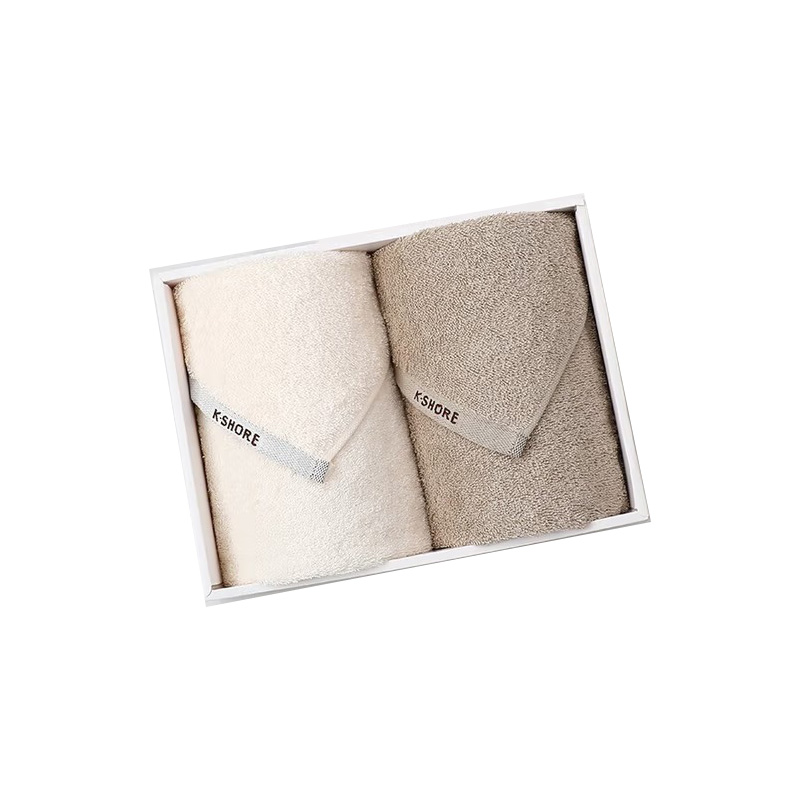 金号（KING SHORE） 抗菌纯棉毛巾礼盒 GA1667 毛巾*2 混色（单位：盒）