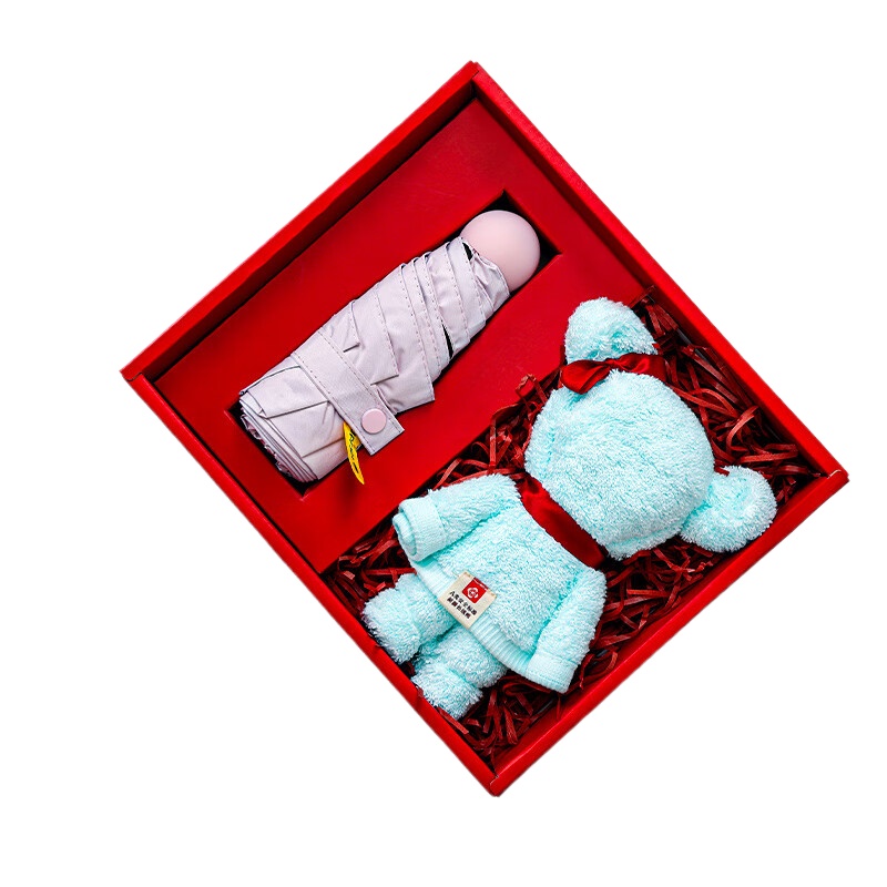 洁丽雅（Grace） 晴雨毛巾组合 W0090 两件套 混色（单位：盒）