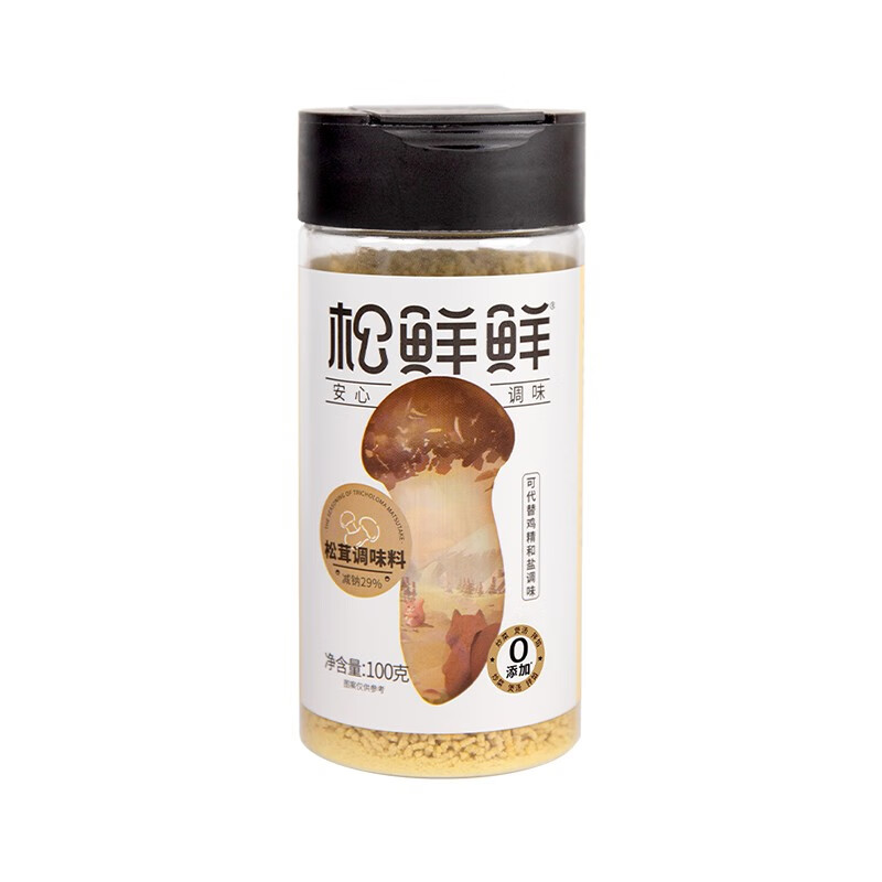 松鲜鲜 调味料 松茸调味料 100g 白色（单位：瓶）