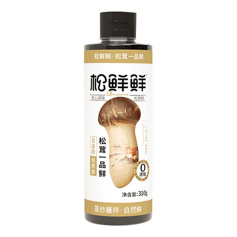 松鲜鲜 酱油 松茸一品鲜 310g 白色（单位：瓶）