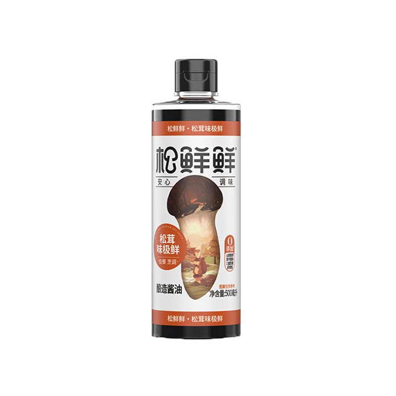 松鲜鲜 酱油 松茸味极鲜 500ml 白色（单位：瓶）