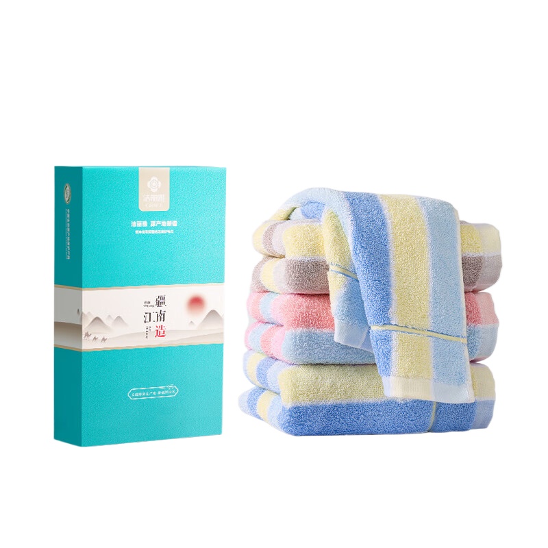 洁丽雅（Grace） 若彩毛巾单条礼盒装  W1312 33*70cm 混色（单位：盒）