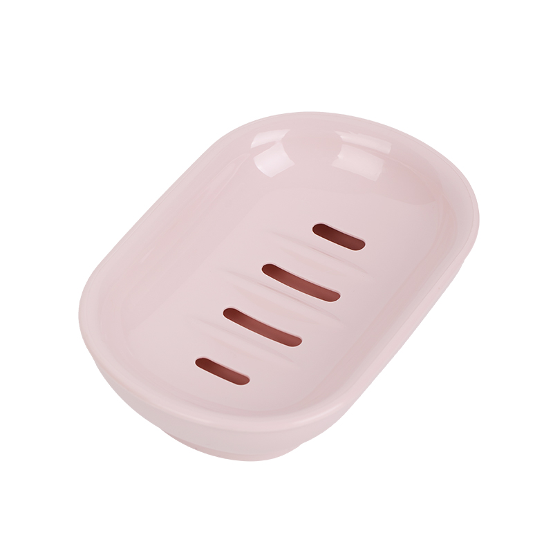 茶花（CHAHUA） 椭圆滴水皂盘 2235 1个装【 15.5*10.5*4.3cm】  粉色（单位：个）